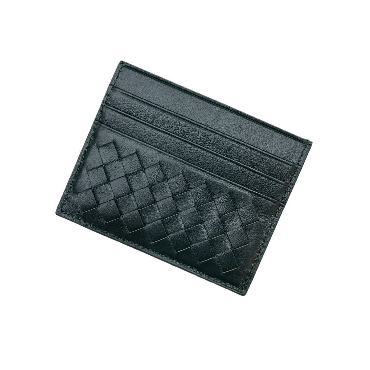 Woven Leather Cardholder LoungeYard — product view 1