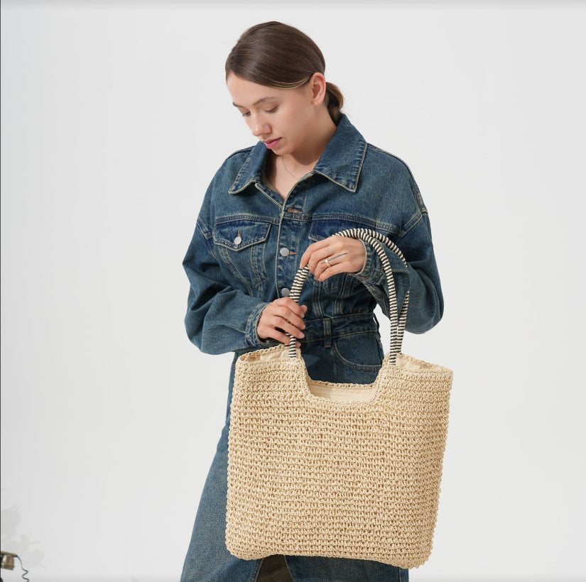 Fashionable Macrame Shoulder Bag LoungeYard — product view 2