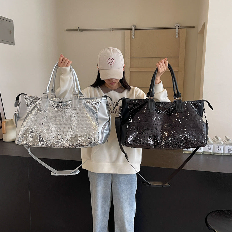 Sequin Weekend Tote Bag LoungeYard — product view 1