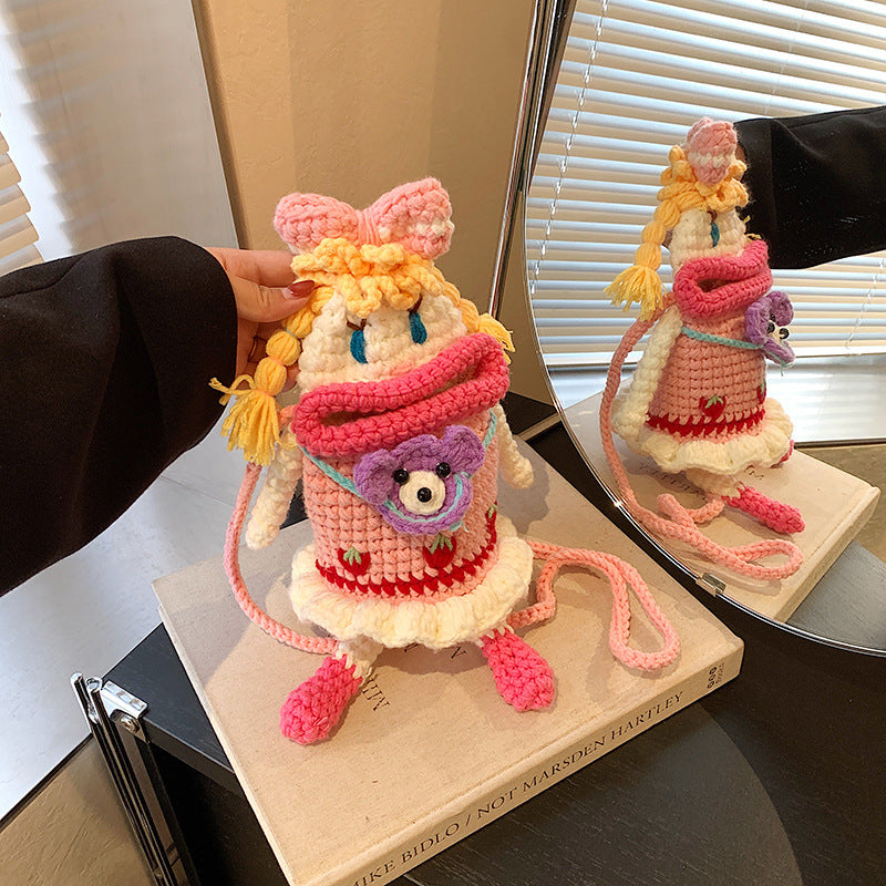 Creative Crochet Doll Backpack — product view 5