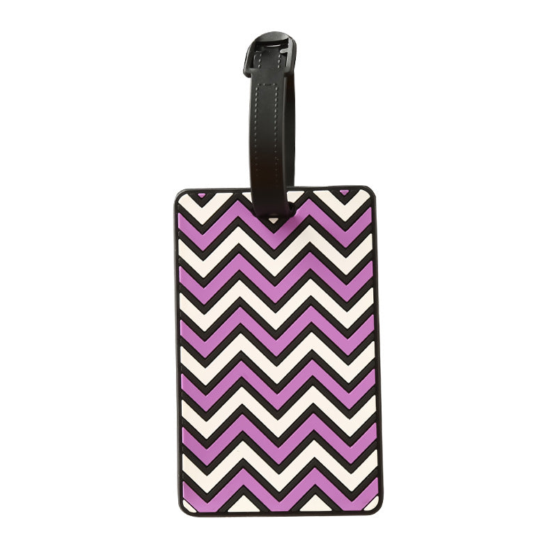 Women's Luggage Tag with Modern Zigzag Pattern LoungeYard — product view 5