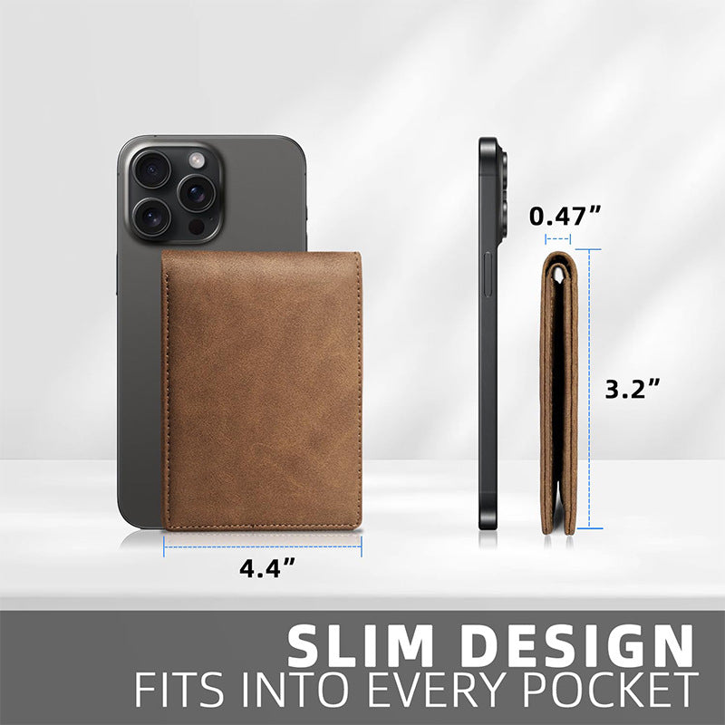Slim Leather Wallet LoungeYard — product view 4