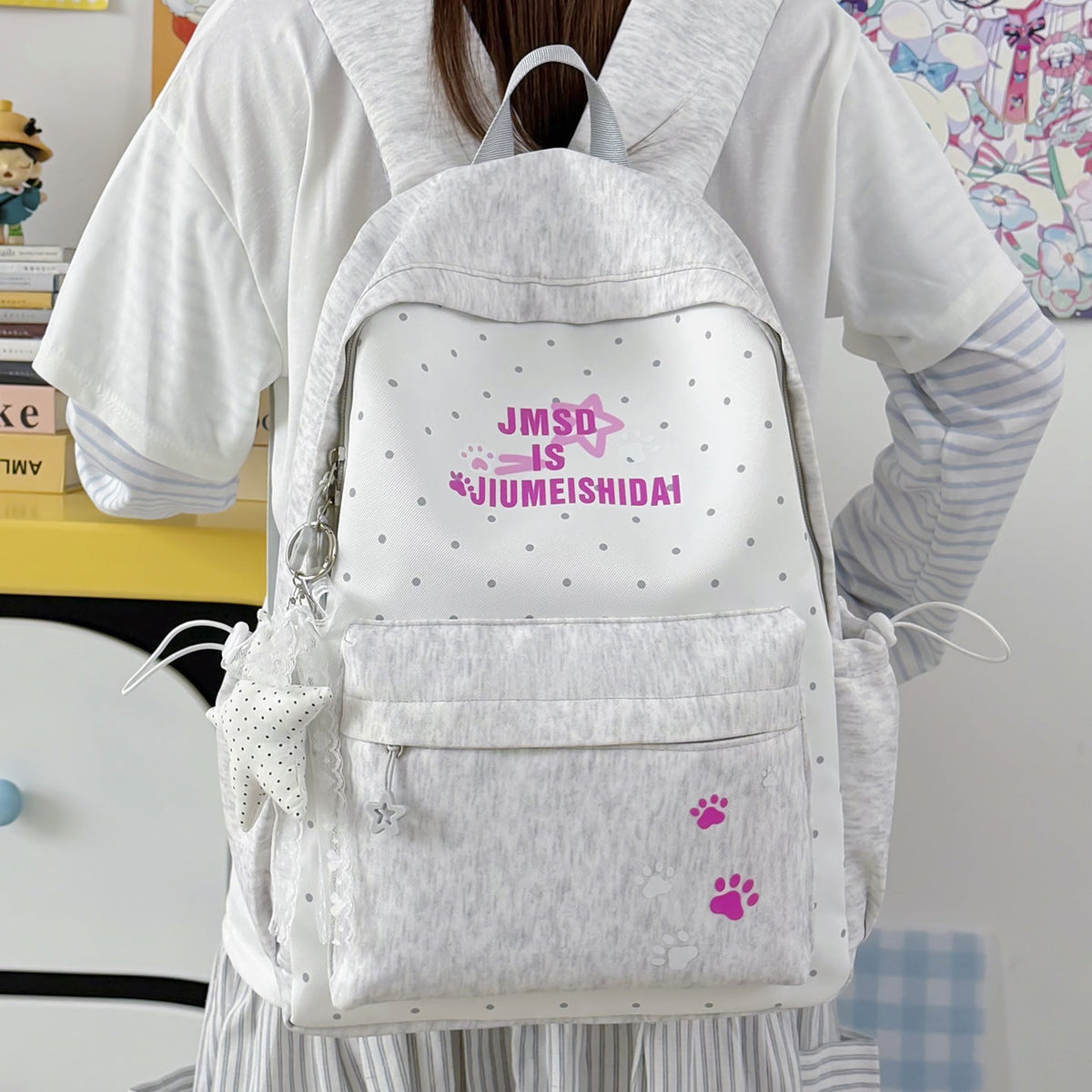 Whimsical Bunny-Ear Backpack LoungeYard — product view 3