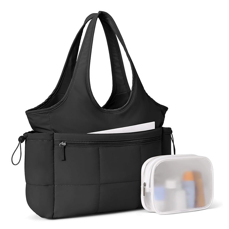 Multifunctional Tote Bag with Removable Cosmetic Bag LoungeYard — product view 6