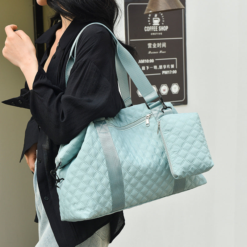 Multi-Functional Quilted Travel Duffle Bag LoungeYard — product view 3