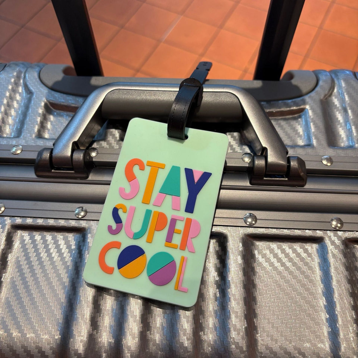 Stylish Silicone Travel Luggage Tag LoungeYard — product view 4