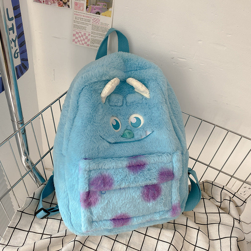 Plush Animal Face Backpack — product view 3