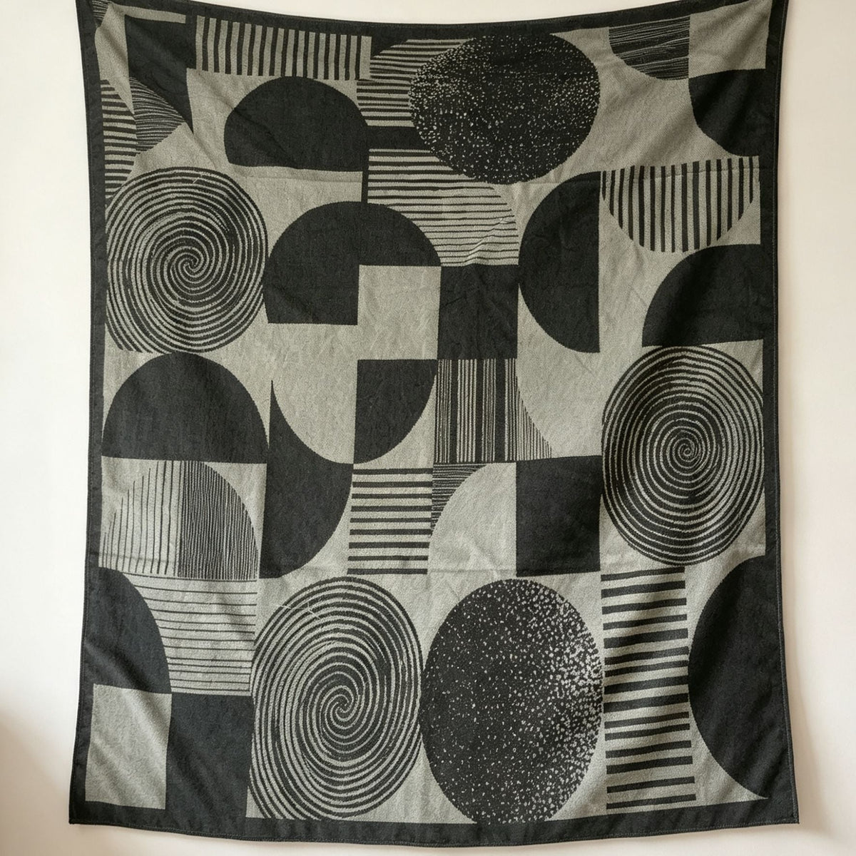Artistic Patterned Throw Blanket — product view 5