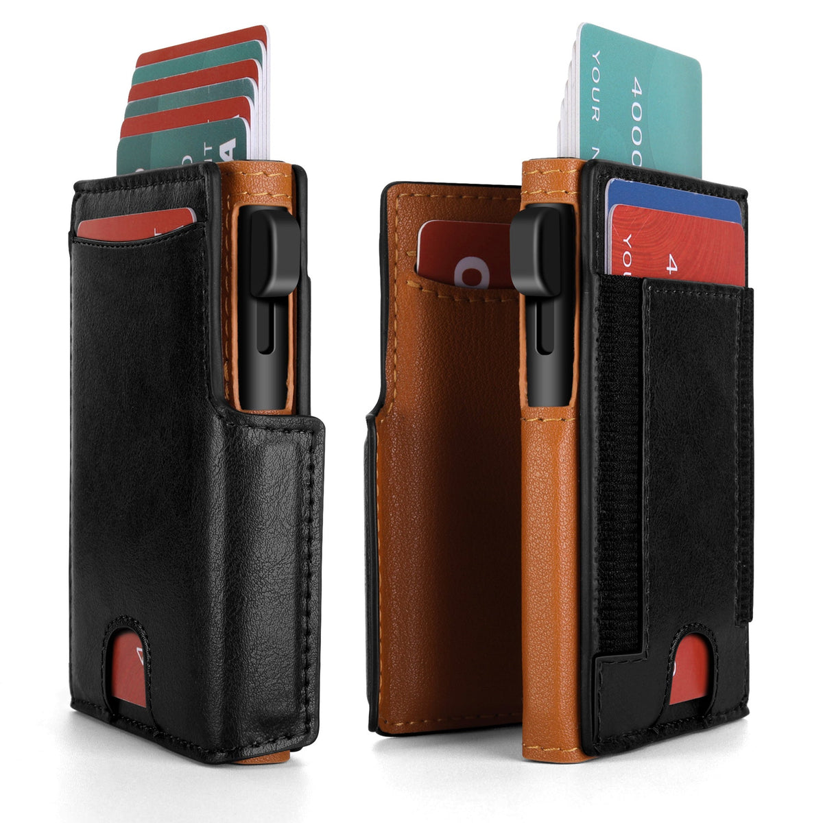 Dual-Layer Leather Cardholder LoungeYard — product view 6