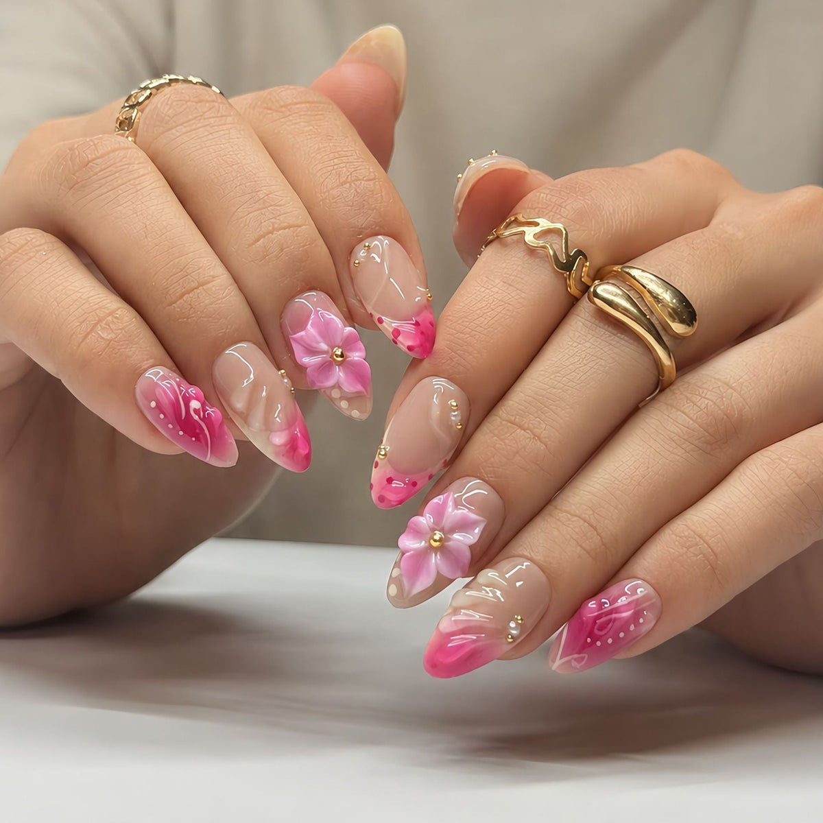 Elegant Soft Gel Nail Art — product view 2
