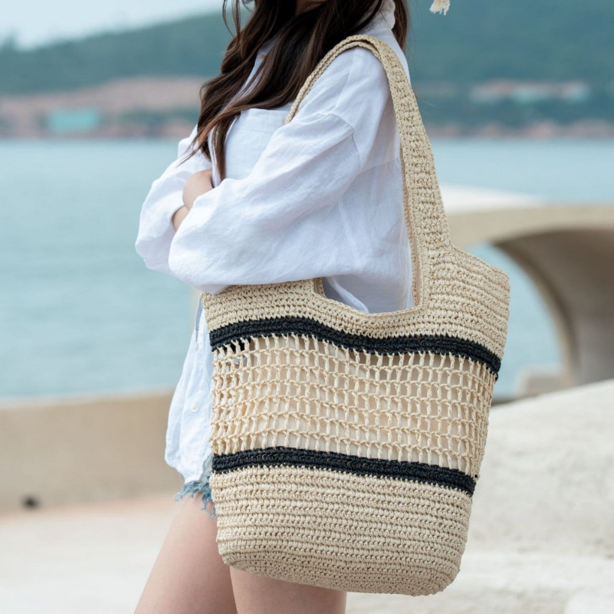 Jute shopping bag LoungeYard — product view 4