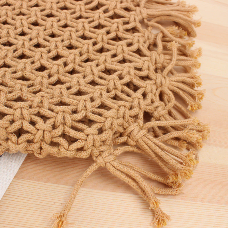 Handcrafted Macrame Beach Bag LoungeYard — product view 4