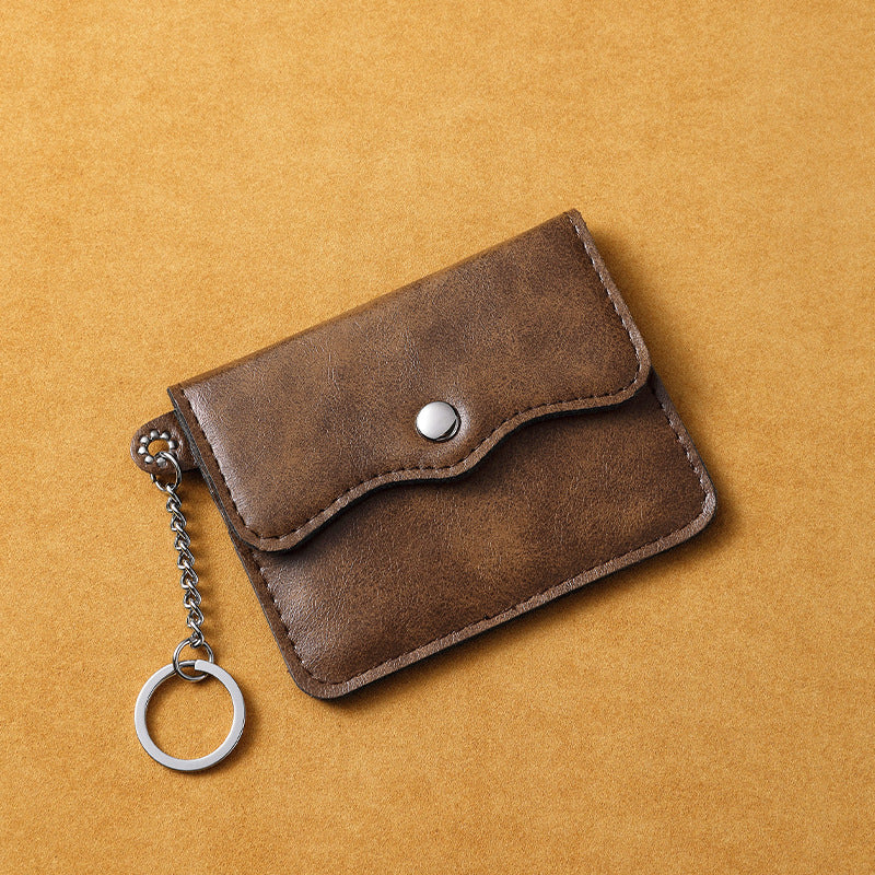 Compact Leather Coin Wallet — product view 1