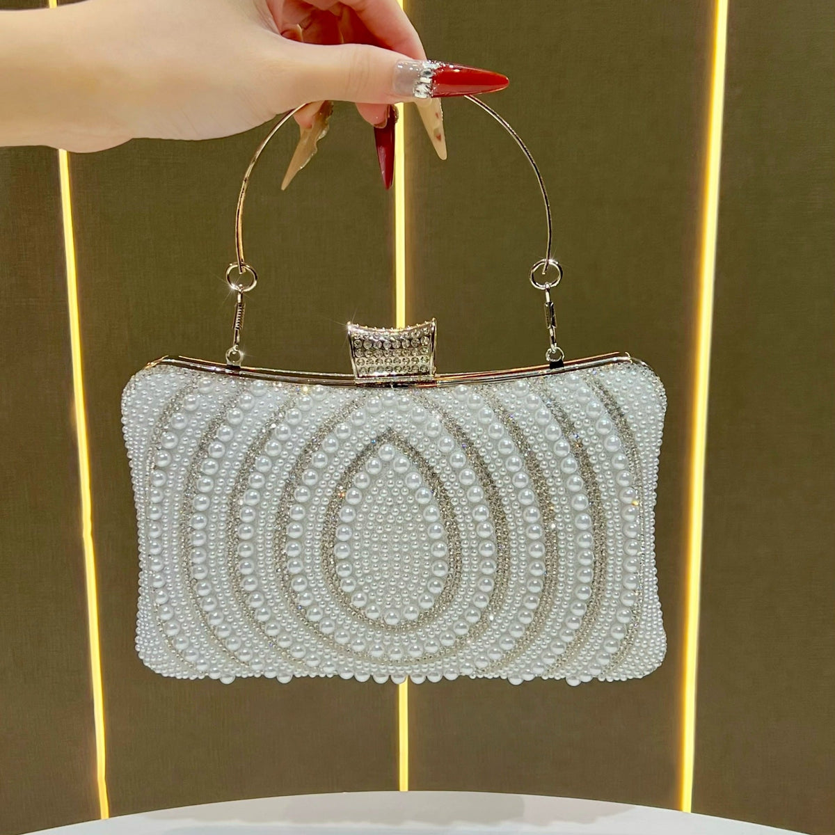 Glamorous Beaded Evening Handbag — product view 1