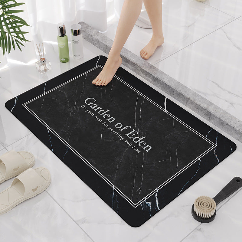 Elegant Marble Design Bathroom Mat LoungeYard — product view 5