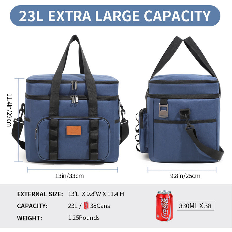 Ladies insulated thermal cooler bag LoungeYard — product view 2