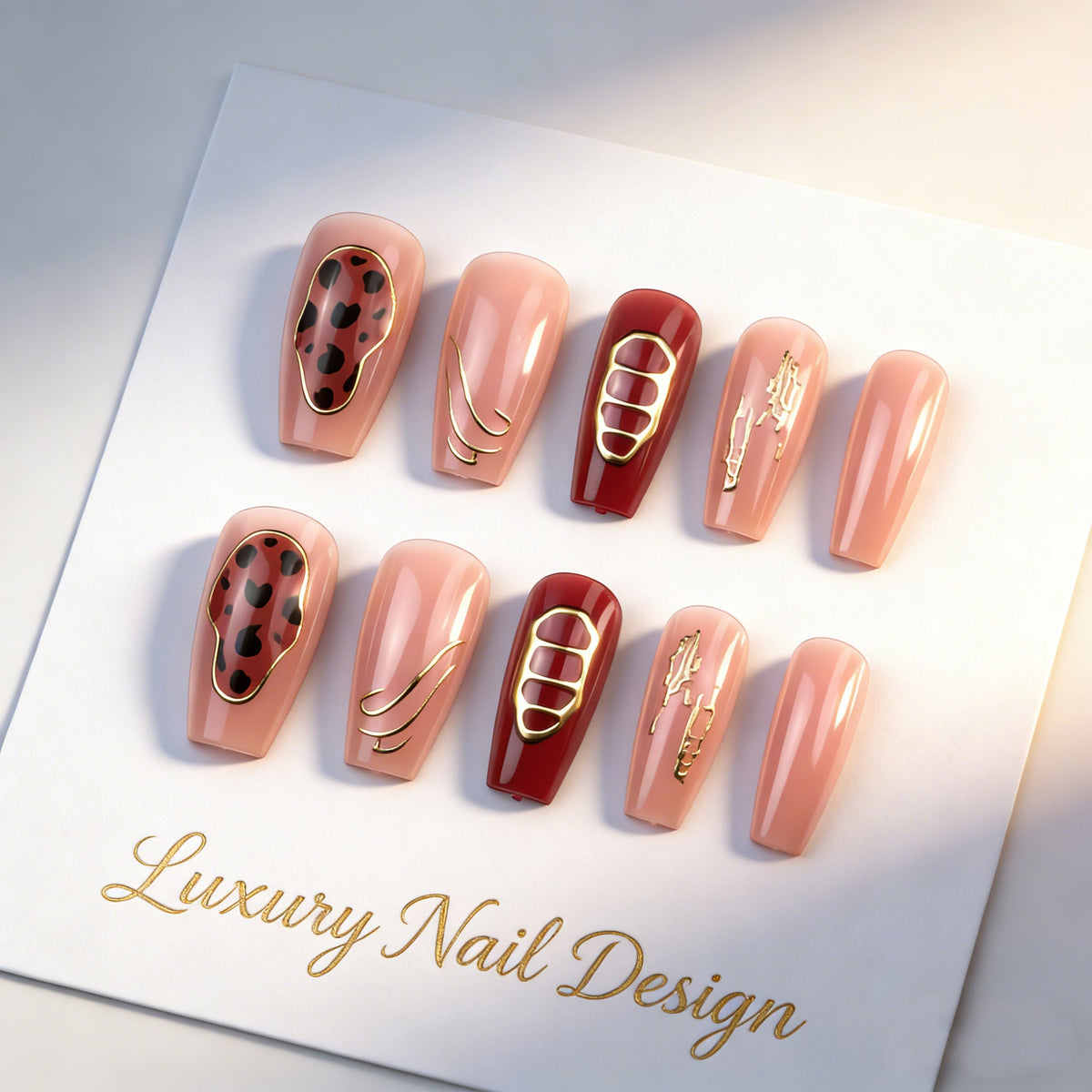 Luxury Decorative Press-On Nail Set — product view 1