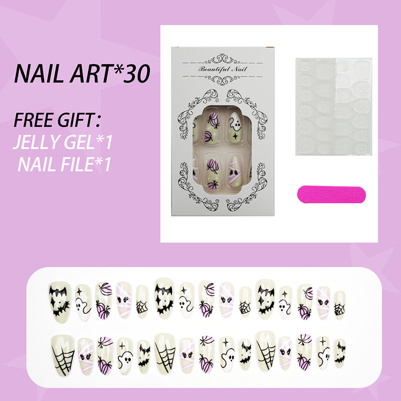 Halloween-Themed Press-On Nail Art Kit — product view 1
