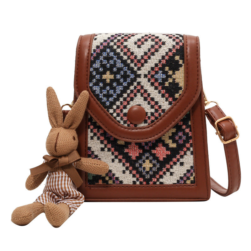 Handcrafted Bohemian Crossbody Bag — product view 5