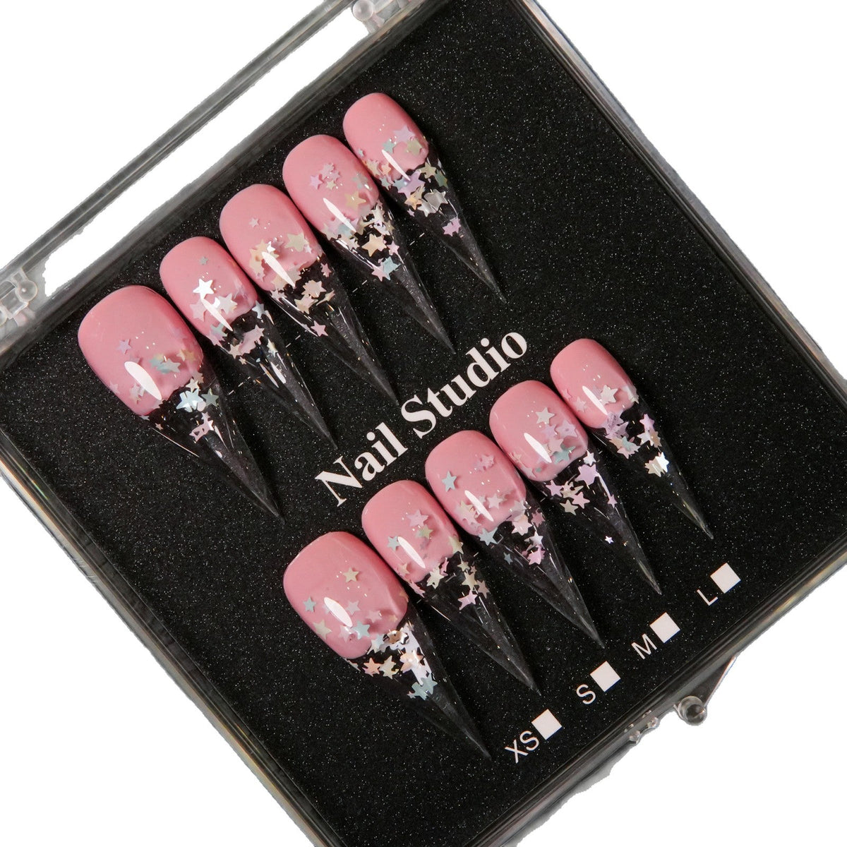 Starry Glamour Stiletto Press-On Nails — product view 5