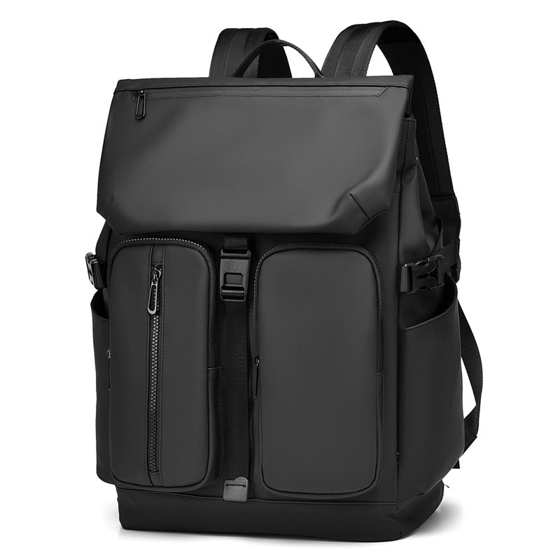 Multifunctional backpack with waterproof material and multiple compartments LoungeYard — product view 1