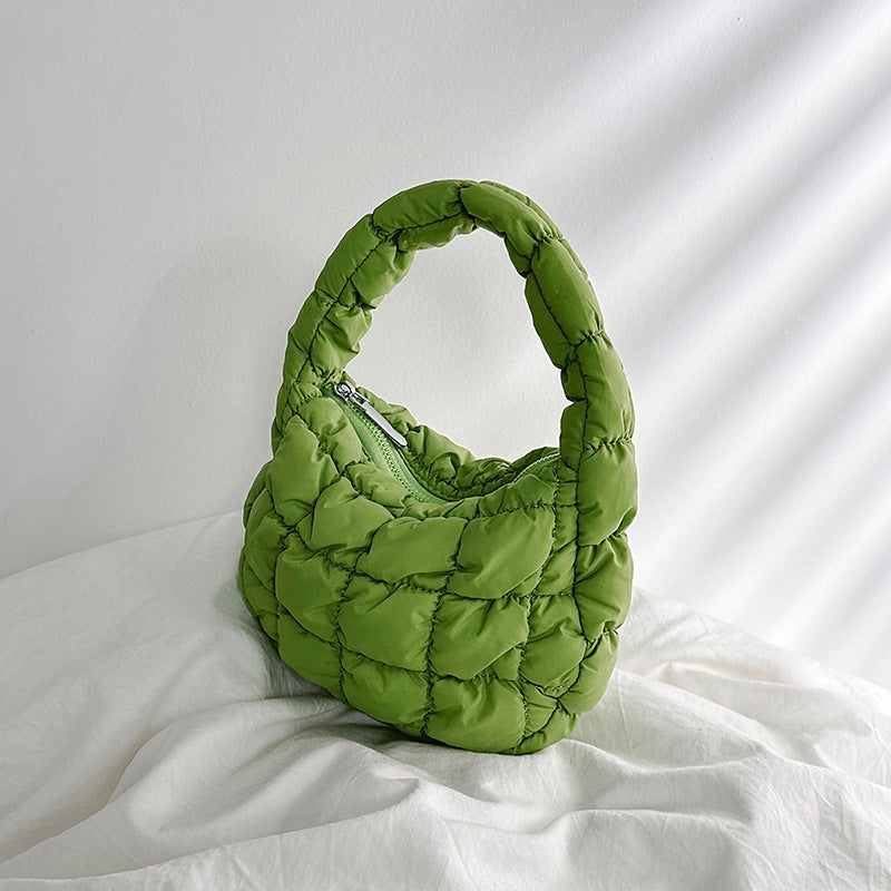 Quilted Puffer Handbag — product view 7