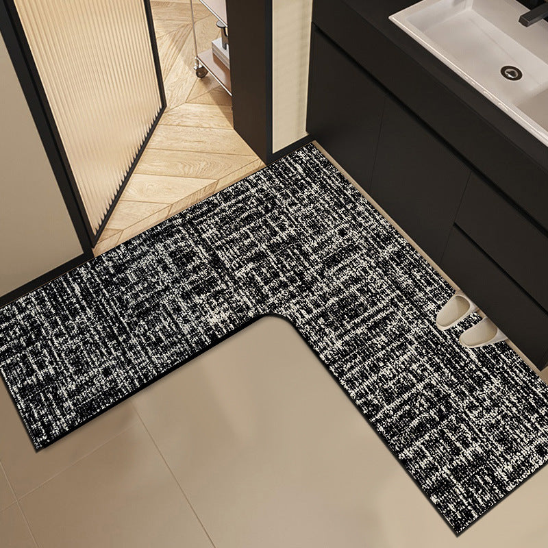 Luxurious Abstract Patterned Bathroom Mat — product view 1