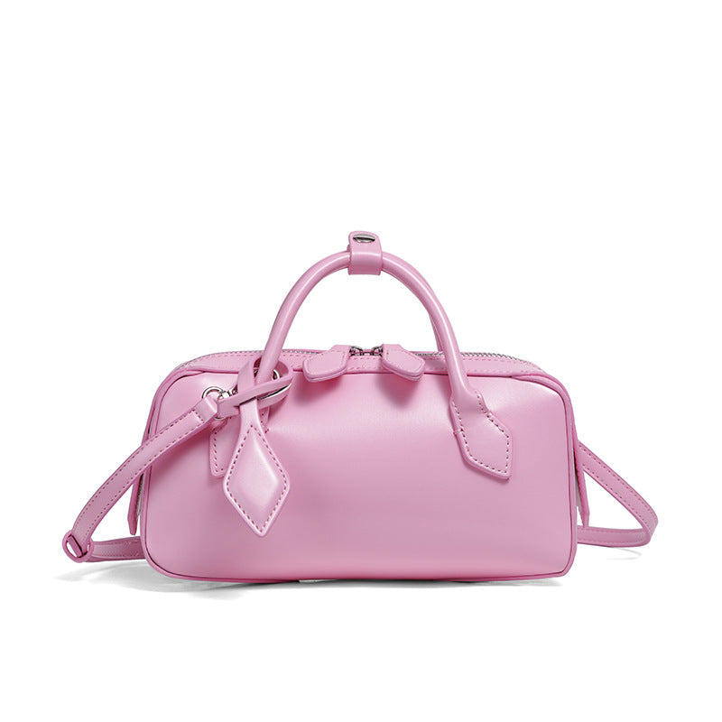 Structured Leather Mini Satchel LoungeYard — product view 1