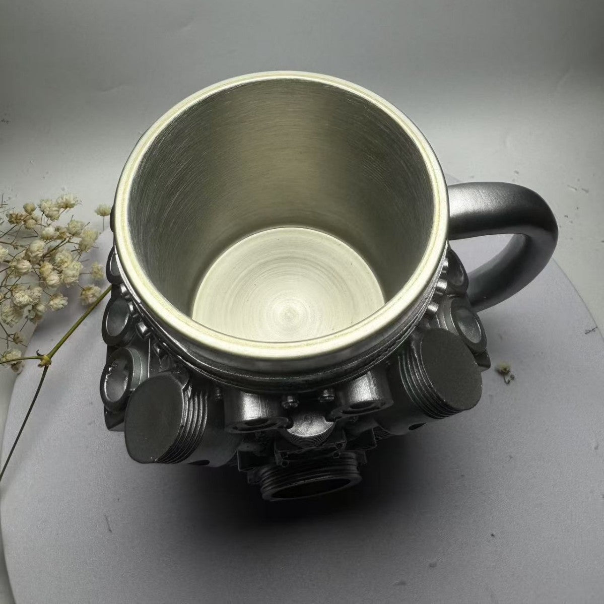 Mechanical Engine Design Mug Bowlift — product view 2