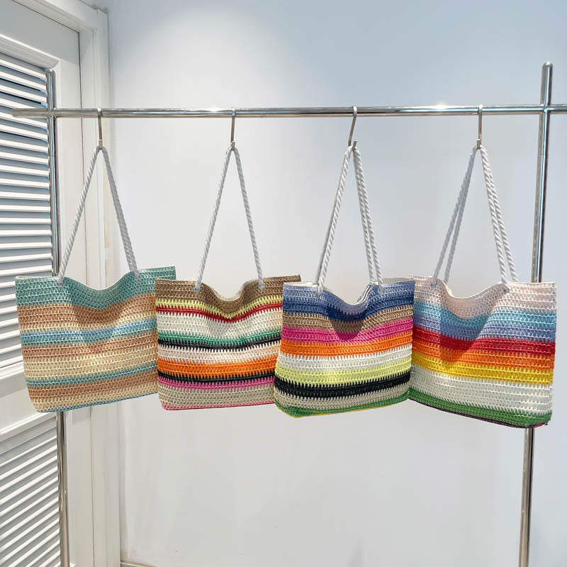 Handwoven Beach Tote Bag — product view 6