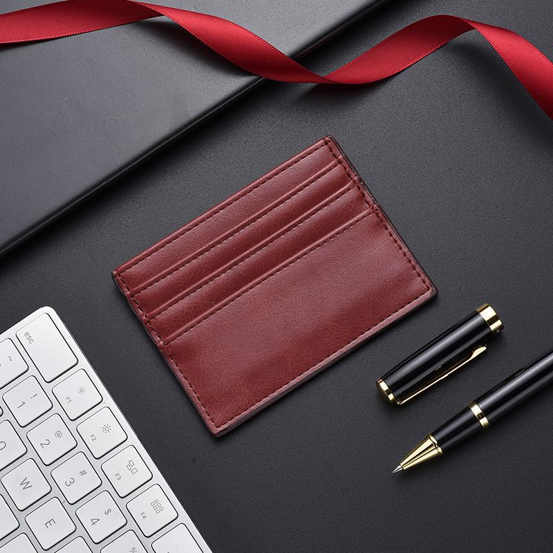 Premium Leather Card Holder LoungeYard — product view 5