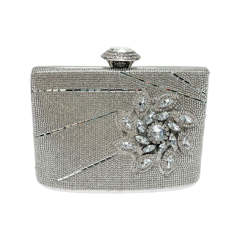 Ornate Rhinestone Evening Clutch — product view 5