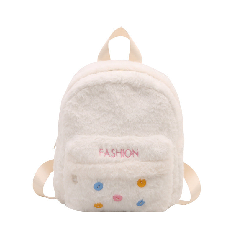 Plush backpack with playful design LoungeYard — product view 5