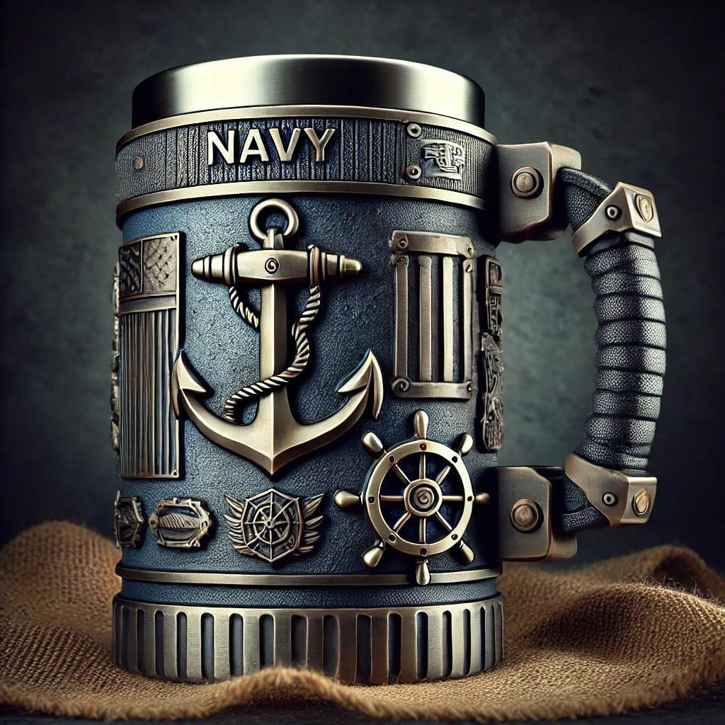Military-Themed 3D Mug Bowlift — product view 1