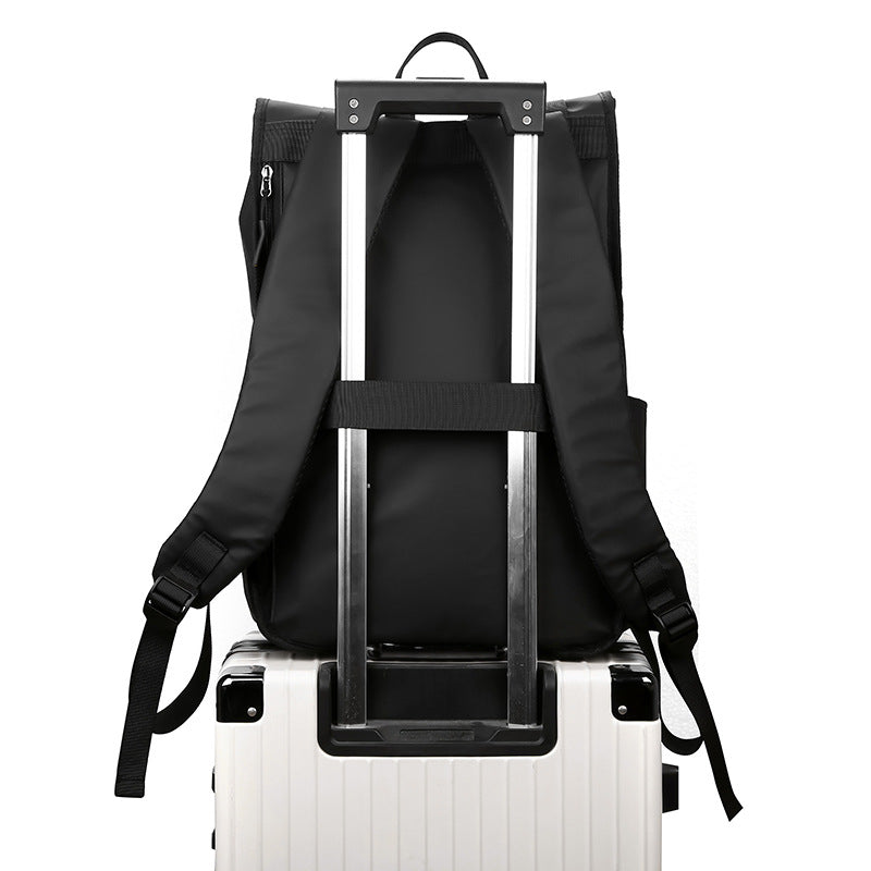 Rolltop Waterproof Backpack LoungeYard — product view 4