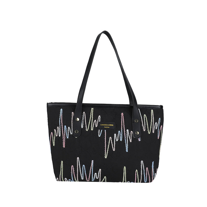 Stylish Art-Inspired Tote Bag LoungeYard — product view 5
