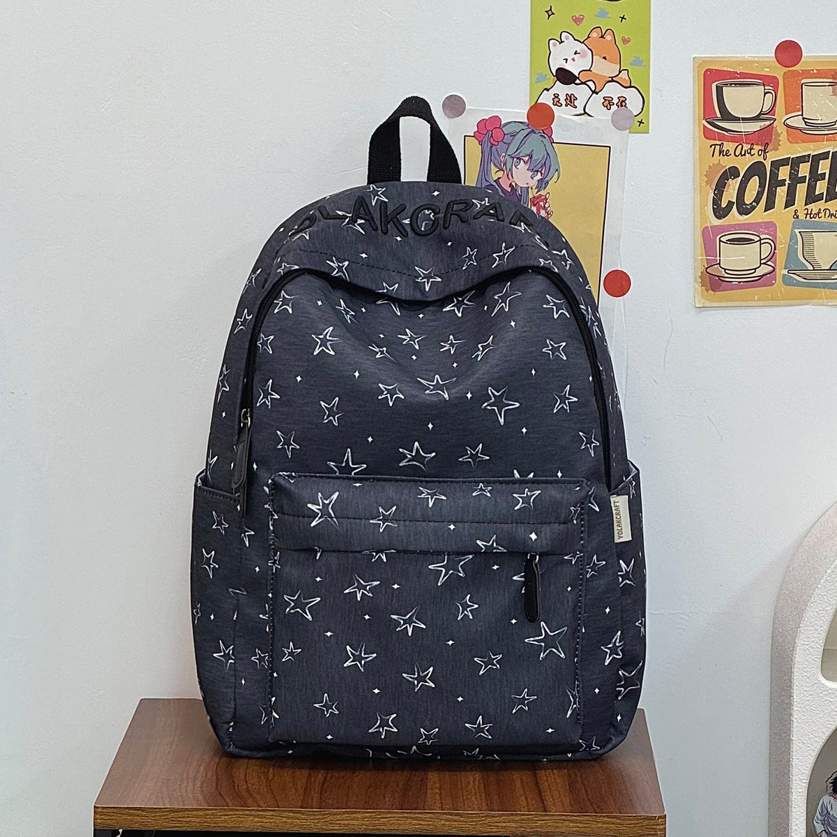 Casual All-Occasion Star-Print Backpack LoungeYard — product view 6
