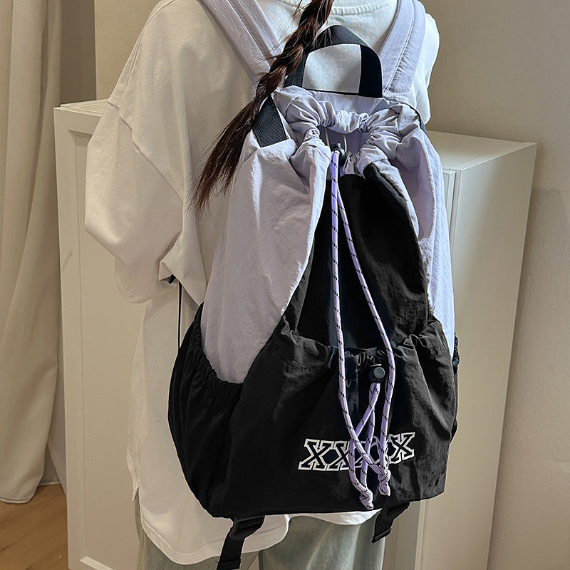 Folding Backpack with Adjustable Shoulder Straps LoungeYard — product view 1