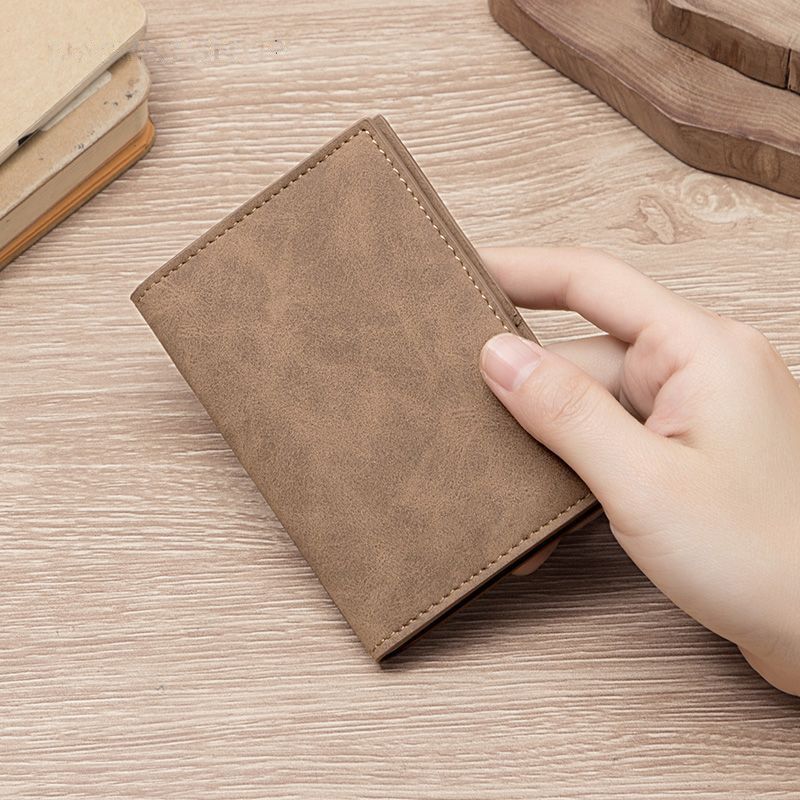 Premium Genuine Leather Card Holder LoungeYard — product view 4