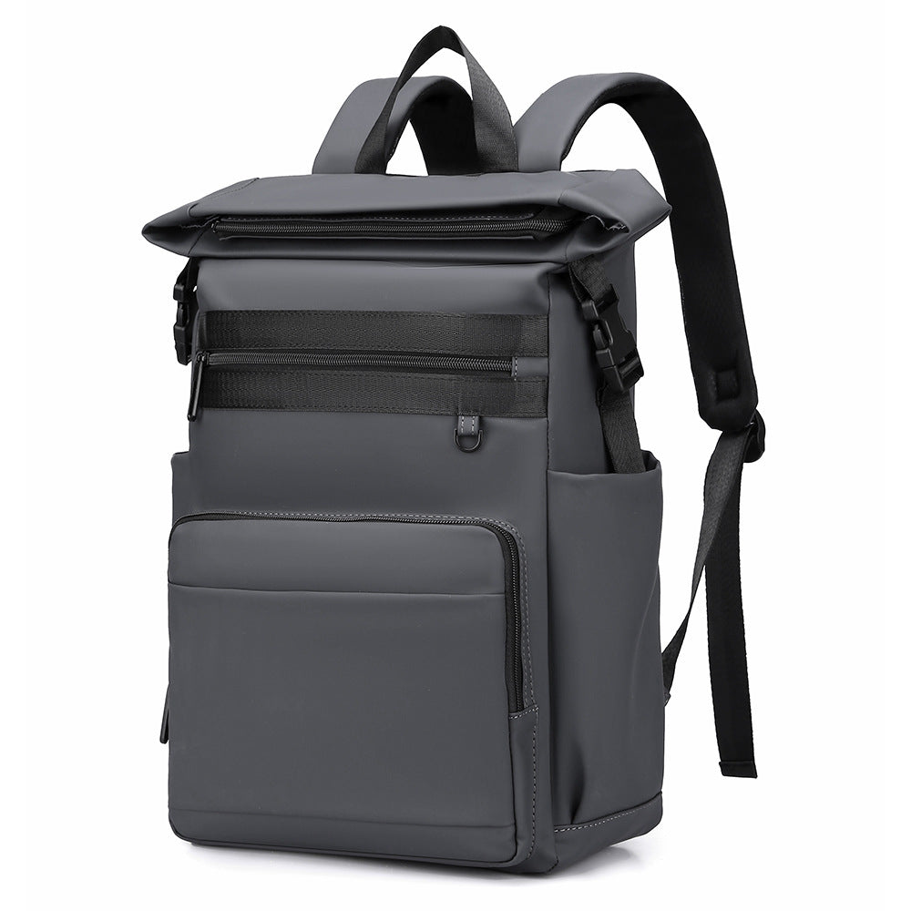 Versatile Waterproof Backpack with Innovative Rolltop Design LoungeYard — product view 3