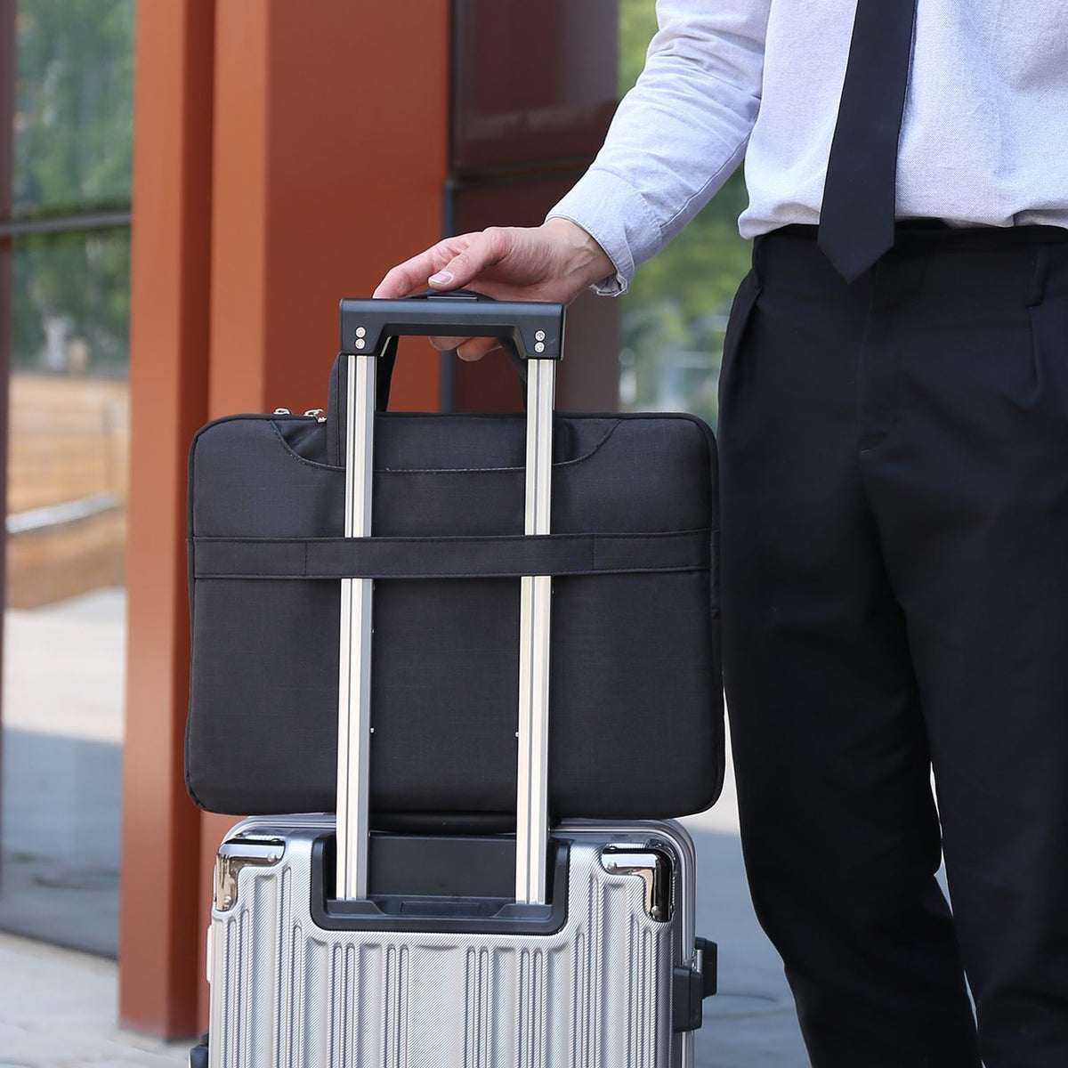 Padded Laptop Case with Dual Handles LoungeYard — product view 1