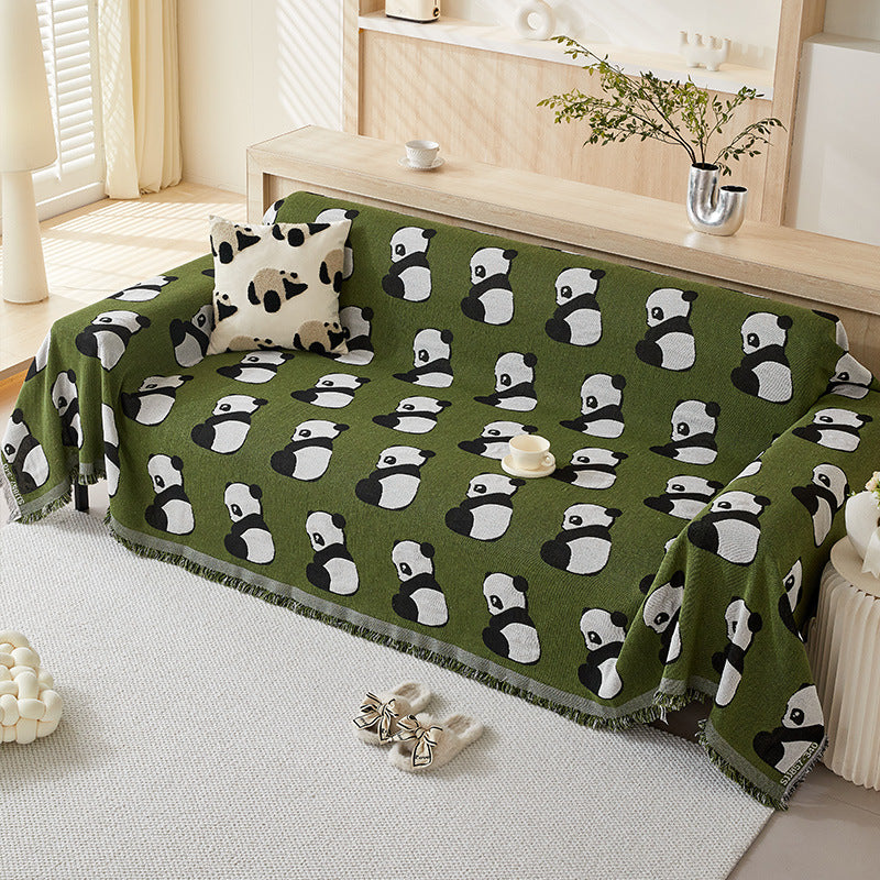 Cozy Panda Pattern Throw Blanket — product view 6