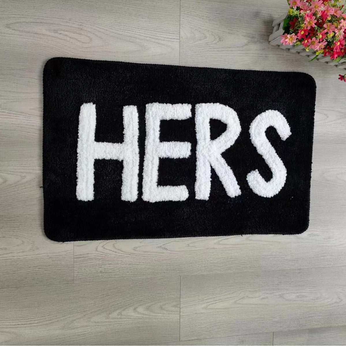 Women’s Decorative Bath Mat — product view 1