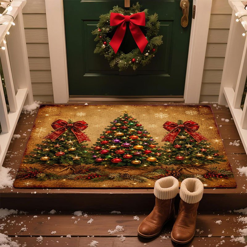 Holiday-Themed Decorative Doormat Bowlift — product view 1