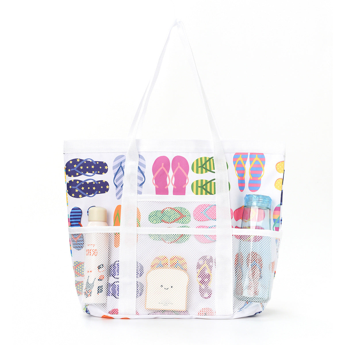 Spacious beach bag with breathable mesh design LoungeYard — product view 7