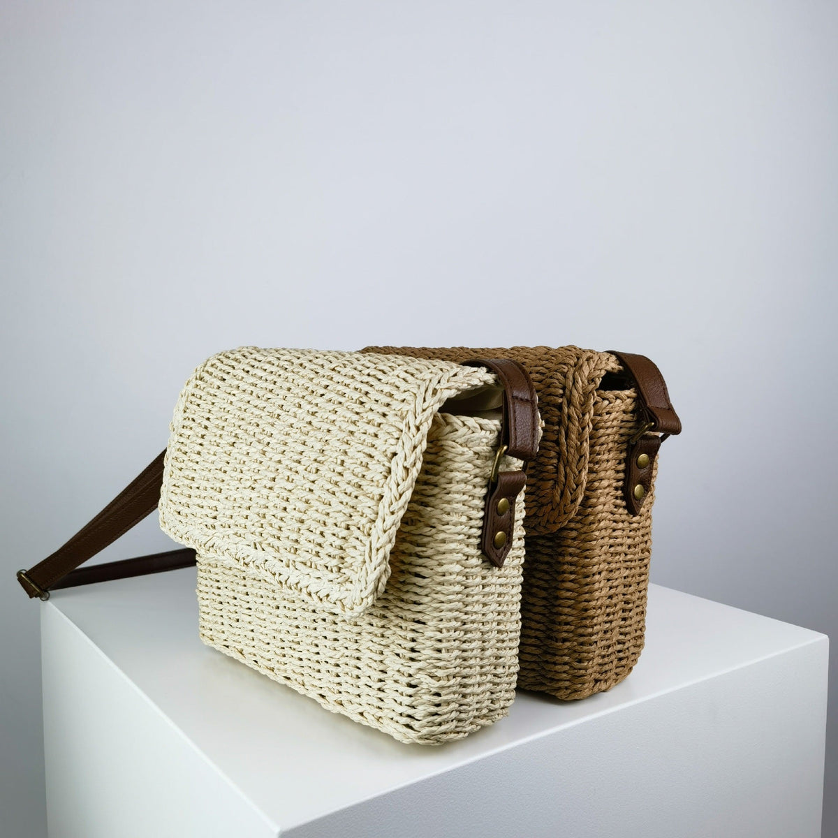 Stylish Rattan Shoulder Bag LoungeYard — product view 3