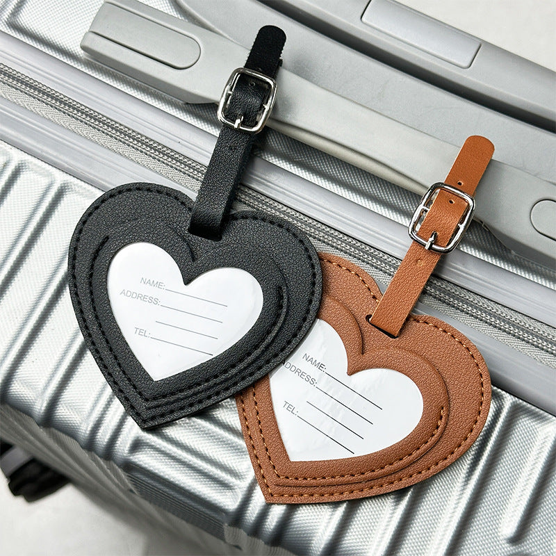 Heart-Shaped Luggage Tag LoungeYard — product view 4