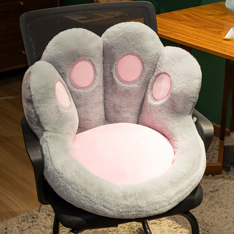 Plush pet bed with raised edge and removable cuddly pillow — product view 5