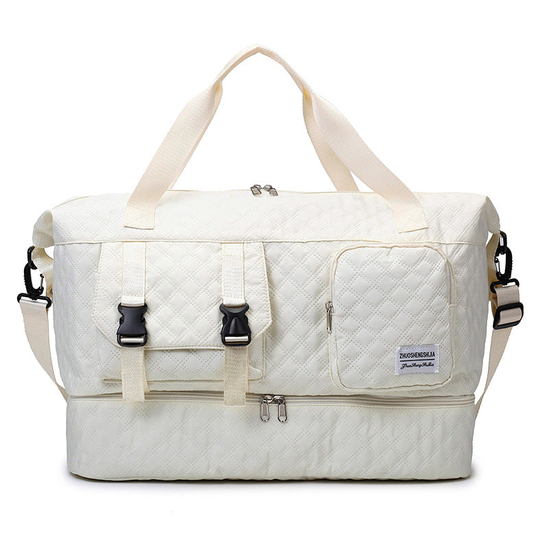 Premium Quilted Weekend Duffel Bag — product view 5