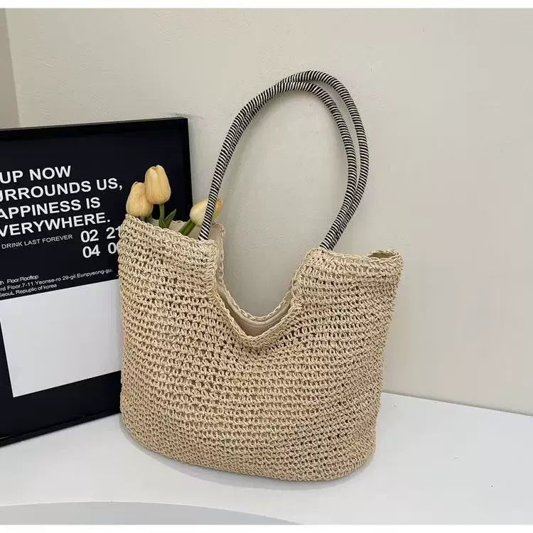Handwoven Wearable Basket Bag LoungeYard — product view 3